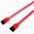 18in Red UV Reactive Serial ATA Cable