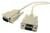 DB9 Male to Female Null Modem Cable 